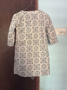 Boho Block Print short Kurta Tunic
