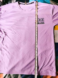 Lavender Oversized Graphic T-Shirt