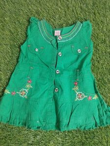 Green Floral Top and Pant Set