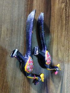 Handmade Colorful Bird Figurines