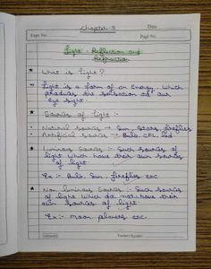 CBSE Class 10 Physics Handwritten Notes All Chaps