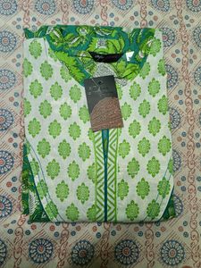 Green Cotton Kurti