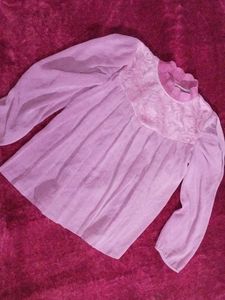 Lavender Floral Lace Top
