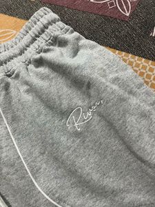 Gray Wide Leg Sweatpants