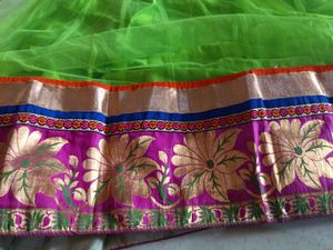 Elegant Net Lahnga With Dupatta