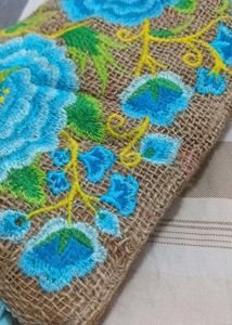 Big Size Embroidery Clutch