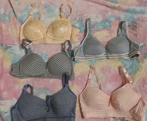 5 Pack Premium Nursing Bras ( Imported )