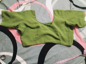 Solid Green Blouse