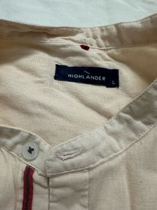 Casual Band Collar Shirt