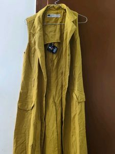 Chic Sleeveless Long Vest Jacket
