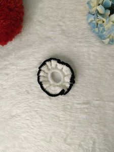 Handmade Crochet Sunflower Hair Clip