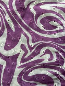 Stylish Purple &amp; White Swirl Print Kurta