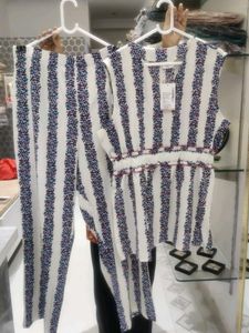Striped Co-ord Set - Top &amp; Pants