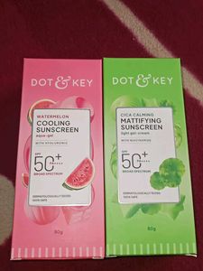 DOT & KEY Sunscreens (Cica & Watermelon)