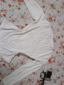 white tshirt with it red car ...top