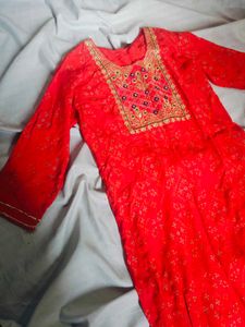Red beautiful kurti for women