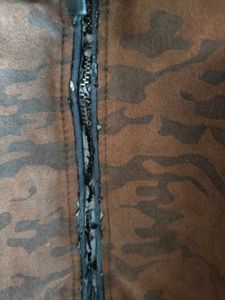 Brown Patterned Sweatshirt