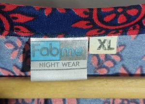 Navy Blue Printed Dress (Women)