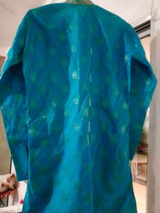 blue sherwani kurta