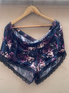 Floral Lace Pajama Shorts