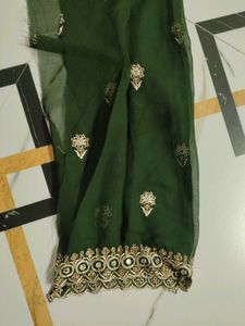 Elegant Green Kurta Set with Dupatta