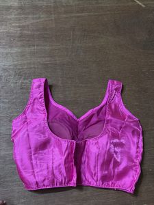 Vibrant Pink Silk Blouse