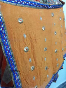 Orange Kurta Set with Dupatta