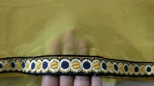 Vibrant Yellow Saree