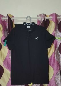 Puma Black Polo T-Shirt