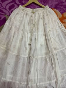 Long Skirt With Kurti Set