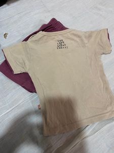 2 Set Baby Dungrees And One Shorts Tshirt Pair