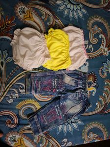 Combo Offer Girls Jeans And Panty