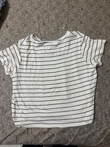 Classic Striped Ribbed T-Shirt
