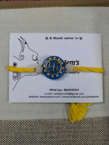 Satiya On Crystal Rakhi For Rakshabandhan