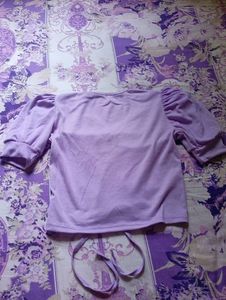 Lavender Colour Top