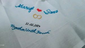 Customizable Couple Name Hankerchief