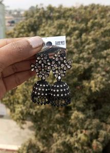 Floral Jhumka Earrings