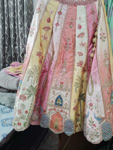 multicolour Embroidered Lehenga Choli Set