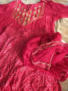 PINK SHARARA SET