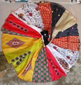 light weight silk Garba outfit 360° full circle fl