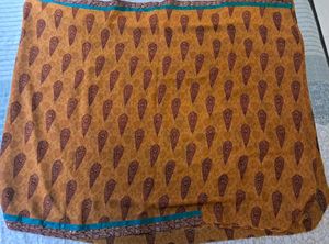 Printed saree with blouse