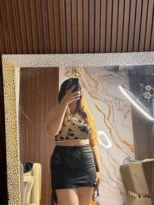 Sheer Floral Blouse Top