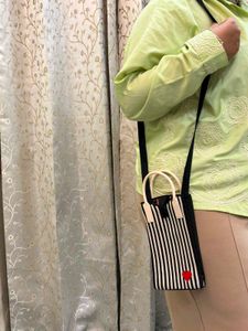 Chic Black &amp; White Geometric Handbag