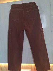 Maroon Cargo Pants