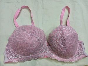 Pink Lace Padded Bra 🖤🖤
