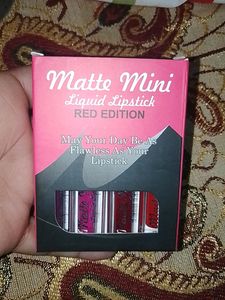 Matte Mini Liquid Lipstick Red Edition