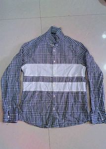Men's Checked Button-Up Shirt