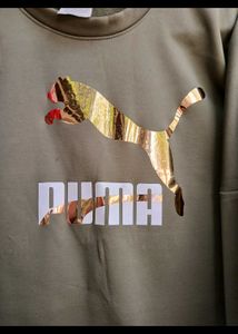 Puma Olive Green Sweatshirt