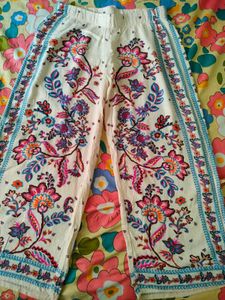 Boho Floral Print Palazzo Pants