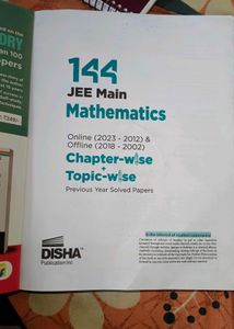 Jee Mains 144 Mathematics Pyq Fully New